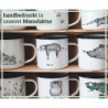 Ligarti® Emaille Tasse  leicht & robust  | Design Cup, Camping Becher handveredelt in Deutschland | Kaffeetasse, Emaillebeche