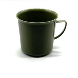 Kimmel Tasse Teetasse Kaffeebecher Kindertasse Camping Mehrweg bruchsicher 330 ml, Kunststoff, Oliv