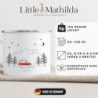Little Mathilda Emaille Tasse Camping personalisierte Campingtasse mit Namen Kaffeetasse Zubehör Wohnmobil Wohnwagen Van Gesc