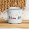 Little Mathilda Emaille Tasse Camping personalisierte Campingtasse mit Namen Kaffeetasse Zubehör Wohnmobil Wohnwagen Van Gesc