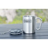 HEECN® Karabiner Tasse mit Deckel - Camping Becher - Edelstahl Tasse - Thermo - Doppelwandige Isolierbecher - Rucksacktourism