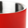Robin Goods® 2x Edelstahl-Thermobecher mit Karabinergriff - 350 ml je Kaffeetasse - Thermo-Trinkbecher bruchsicher - doppelwa