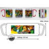 Tassendruck Karabiner Edelstahltasse - mit Foto und Name selbst gestalten - Geschenk für Camper, Campingtasse, Outdoortasse, 