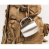 Lawei 2 Stück Edelstahl Kaffeebecher 400ml Campingtasse Isolierbecher Edelstahlbecher Thermobecher Kaffeetasse mit Deckel für