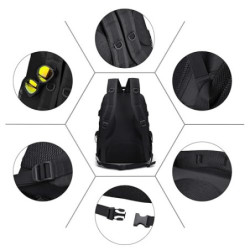 VINBAGGE Militär Rucksack Molle Taktische Motorrad Wanderrucksack Outdoor Wasserdicht Trekkingrucksack 35L/40L Campus Daypack