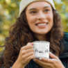 Little Mathilda Emaille Tasse Camping personalisierte Campingtasse mit Namen Kaffeetasse Zubehör Wohnmobil Wohnwagen Van Gesc