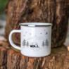 Little Mathilda Emaille Tasse Camping personalisierte Campingtasse mit Namen Kaffeetasse Zubehör Wohnmobil Wohnwagen Van Gesc