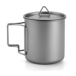 Turbovera Camping Tasse Titan Becher Camping Tassen Titan Outdoor Tee Kaffee Campinggeschirr 220ml/420ml  420ml 