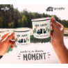 SpecialMe® Emailletasse Camping personalisiert Namen Familie Geschenke für Camper Wohnwagen personalisierbar.Becher Emaille e