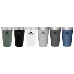 Stanley Adventure Stacking Bierkrug 473 ml - Edelstahl Thermobecher Hält 4 Stunden Kalt - BPA-Frei - Stapelbare Doppelwandige