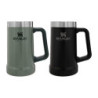 Stanley Adventure Vacuum Stein 709 ml - Thermobecher mit Henkel Hält Bier für 7 Stunden Kalt - Vintage-Inspirierte Bierkrug -