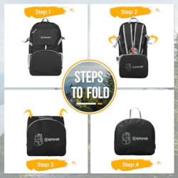 ZOMAKE 35L Leicht Faltbarer Rucksack - Packbare Backpacks,Kleiner Faltbar Rucksäcke Wanderrucksack Wasserdicht für Damen Herr