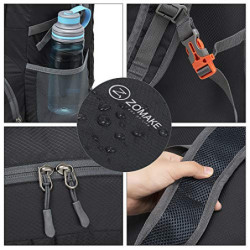 ZOMAKE 35L Leicht Faltbarer Rucksack - Packbare Backpacks,Kleiner Faltbar Rucksäcke Wanderrucksack Wasserdicht für Damen Herr