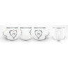 Tassendruck Emaille Tasse Camping PERSONALISIERT mit Wunschname - Geschenk Campingurlaub/Persönliche Campingtasse mit Herz - 