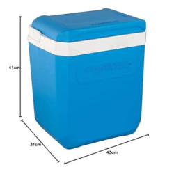 Campingaz Icetime Plus 26L, passive Kühlbox, Thermobox mit 26 L Fassungsvermögen, Eisbox mit PU-Vollschaumkern-Füllung hält E