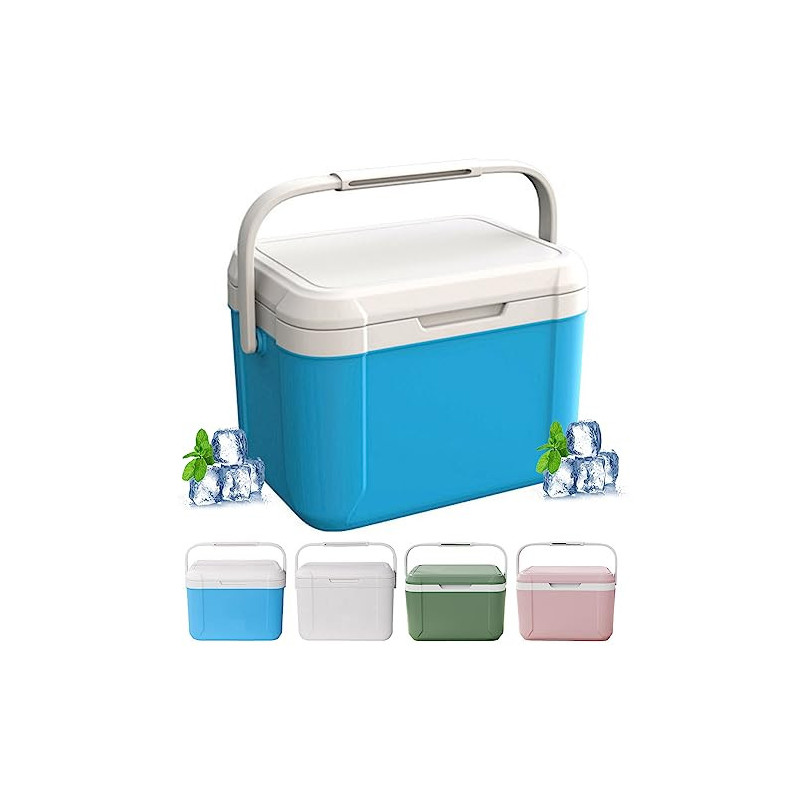 OKESYO 5L Kleine Kühlbox, Auto Passive Kühlbox mit Griff, Auto Kühlbox für Essen und Getränke, Thermo bis zu 24 h, Kühlbox fü