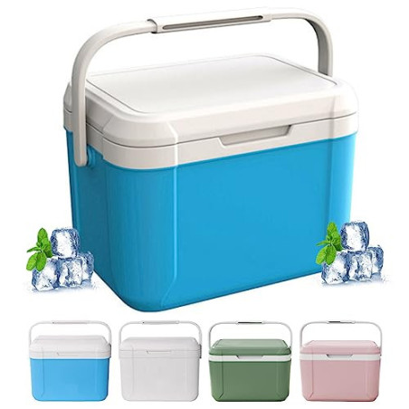 OKESYO 5L Kleine Kühlbox, Auto Passive Kühlbox mit Griff, Auto Kühlbox für Essen und Getränke, Thermo bis zu 24 h, Kühlbox fü