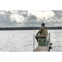 Petromax KX50 Kühlbox - Passive Outdoor-Kühlung für unterwegs - Kühler mit Eiskühldauer bis zu 12 Tagen für Camping, Festival