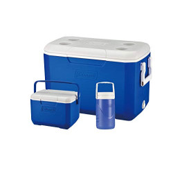 Coleman Passive Kühlbox Combo, 3 leistungsstarke Thermoboxen mit Fassungsvermögen 46 L, 4,7 L und 2 L