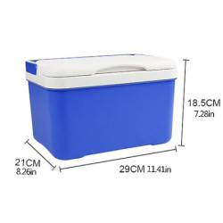 Tsuchiya Auto Kühlbox 6L Mini Kühlschrank Thermobox Mit Griff, Outdoor Passive Kleine Thermobox Für Essen Und Getränke, Eisbo