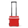 Igloo Passive Kühlbox Profile II 16 Roller, rote Thermobox mit Teleskopgriff und Rollen, 15 Liter, Rot
