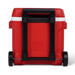 Igloo Passive Kühlbox Profile II 16 Roller, rote Thermobox mit Teleskopgriff und Rollen, 15 Liter, Rot