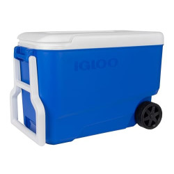 Igloo Passiv-Kühlbox Wheelie Cool 38, große leichte Thermobox mit Rollen für Camping, Freizeit, Boot und Festival, 36 l