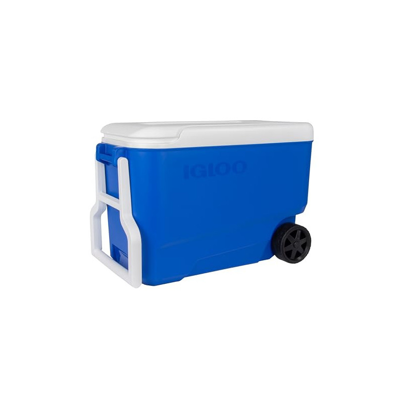 Igloo Passiv-Kühlbox Wheelie Cool 38, große leichte Thermobox mit Rollen für Camping, Freizeit, Boot und Festival, 36 l