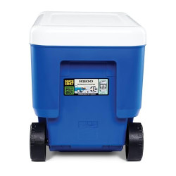 Igloo Passiv-Kühlbox Wheelie Cool 38, große leichte Thermobox mit Rollen für Camping, Freizeit, Boot und Festival, 36 l