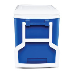 Igloo Passiv-Kühlbox Wheelie Cool 38, große leichte Thermobox mit Rollen für Camping, Freizeit, Boot und Festival, 36 l