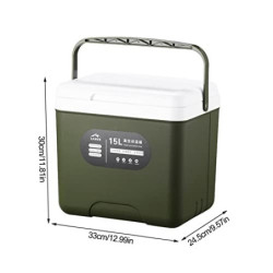 Kühlbox Set 15 Liter Isolierbox Passiv Kleine Thermobox Für Essen Und Getränke, Eisbox Mit Griff, Kühlbox Mit Kühlakkus Therm