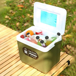 Kühlbox Set 15 Liter Isolierbox Passiv Kleine Thermobox Für Essen Und Getränke, Eisbox Mit Griff, Kühlbox Mit Kühlakkus Therm