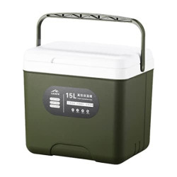 Kühlbox Set 15 Liter Isolierbox Passiv Kleine Thermobox Für Essen Und Getränke, Eisbox Mit Griff, Kühlbox Mit Kühlakkus Therm