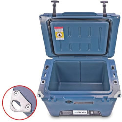 ENVA Robuste Kühlbox passiv 33,1 l, Eisschmelzzeit bis zu 120 Std, Isolierbox auslaufsicher kühle Getränke und frische Lebens