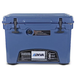 ENVA Robuste Kühlbox passiv 33,1 l, Eisschmelzzeit bis zu 120 Std, Isolierbox auslaufsicher kühle Getränke und frische Lebens