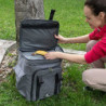 outdoorer Kühlrucksack grau Cool Butler 35 – Leichter, Isolier-Rucksack mit Fächern, 35L Picknickrucksack