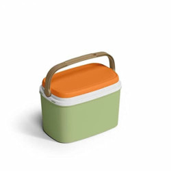 Tragbarer Kühlschrank Passiv Thermobox aus Kunststoff, kratzfest, Italien, Grün, Salon, Outdoor, Strand, Camping, Angeln