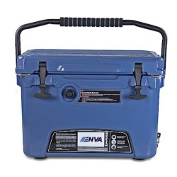 ENVA Robuste Kühlbox passiv 18,9 l, Eisschmelzzeit bis zu 120 Std, Isolierbox auslaufsicher kühle Getränke und frische Lebens