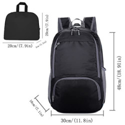 HYCOPROT Ultraleicht Faltbarer Rucksack 35L, Wasserdicht Wanderrucksack Packable Rucksäcke, Reiserucksack für Damen Herren Ca