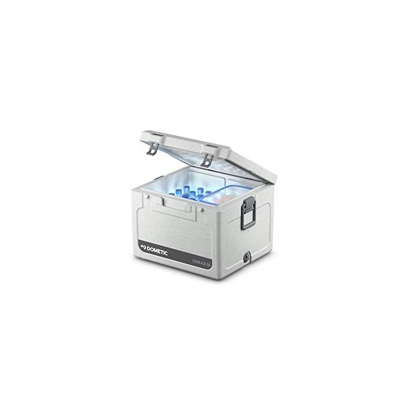 DOMETIC Cool-Ice CI 55, tragbare Passiv-Kühlbox / Eisbox, 56 Liter, für Auto, Lkw, Boot oder Camping, Ideal für Angler und Jä