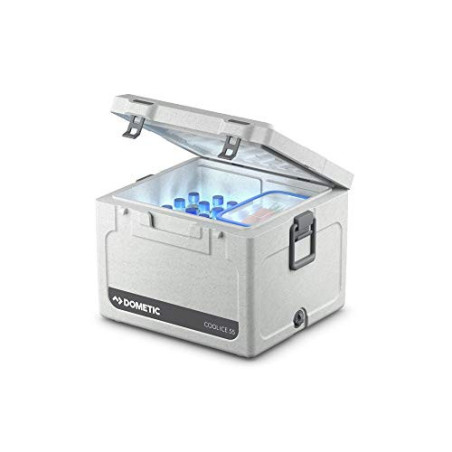 DOMETIC Cool-Ice CI 55, tragbare Passiv-Kühlbox / Eisbox, 56 Liter, für Auto, Lkw, Boot oder Camping, Ideal für Angler und Jä
