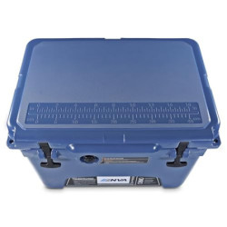 ENVA Kühlbox passiv 33,1 L + 2X Kühlelement 200ml auslaufsichere Isolierbox robuster Ice Bucket + Kühlakku Set Eisschmelzzeit