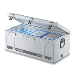 DOMETIC Cool-Ice CI 110, tragbare Passiv-Kühlbox / Eisbox, 111 Liter, für Auto, Lkw, Boot oder Camping, Ideal für Angler und 