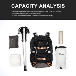 MOUNTAINTOP 28L Wanderrucksack Herren Damen Trekkingrucksack Reiserucksack Outdoor Rucksack Trekking Rucksäcke Camping Rucksä