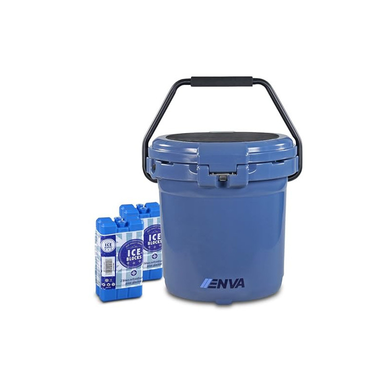 ENVA Passive Kühlbox - Ice Bucket - 18,9 L - 5 Gal + 4X Kühlakku