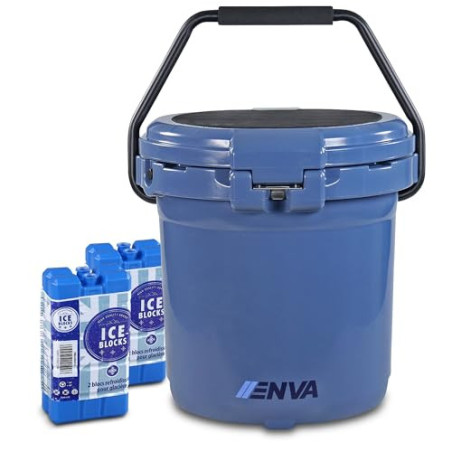 ENVA Passive Kühlbox - Ice Bucket - 18,9 L - 5 Gal + 4X Kühlakku