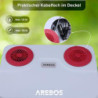 Arebos 25 Liter Kühlbox | zum Kühlen und Warmhalten | Mini Kühlschrank | Thermo-elektrische Kühlbox | mit ECO Modus | 12/230 