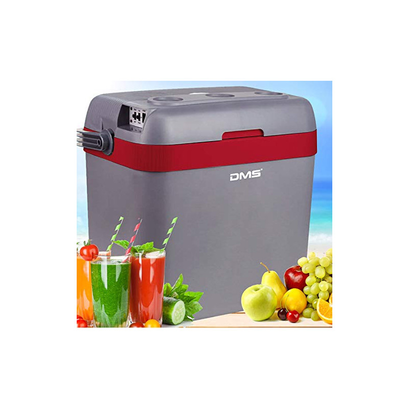 DMS® thermoelektrische Kühltasche 33 L | Gefriertasche | Getränkebox | Kühl- und Warmhaltefunktion | Auto und LKW | Camping |