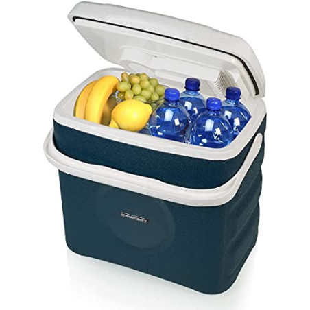 Campart Kühlbox Arendal – 29 Liter, 230 V-Stecker, 12 V-Autostecker, USB-Anschluss, Thermoelektrisch, Kühlen & Wärmen, CB-863