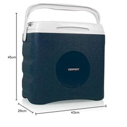 Campart Kühlbox Arendal – 29 Liter, 230 V-Stecker, 12 V-Autostecker, USB-Anschluss, Thermoelektrisch, Kühlen & Wärmen, CB-863